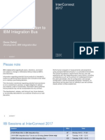 Technical Introduction To Ibm Integration Bus: Interconnect 2017