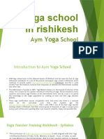 Yoga TTC in Rishikesh