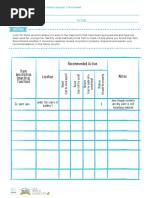 Lesson 2 Zero in On Waste Session 1 Worksheet