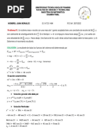 Prueba Final de Modelos en Ecuaciones Diferencial