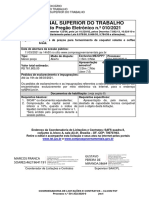 2021PE010 - Edital Fornecimento de Coquetel Volante e Coffee Break