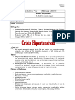 Crisis Hipertensivas, Apendicitis, Colecistitis, Coledocolitiasis y Colangitis - Urgencias