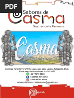 Carta Sabores de Casma