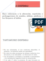 Disfemia o Tartamudez