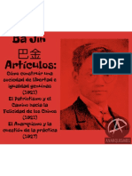 Jin, Ba - Los Problemas Del Anarquismo y La Revolución en China (1921-1927) - Artículos - (Anarquismos)