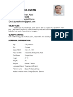 JECIREL ORTEGA DURAN - Resume