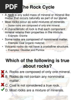 Lecture 8 Rock Cycle