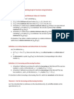 4.2 Sketching Graph of Functions Using Derivatives