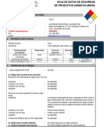 HOJA MSDS - Yeso