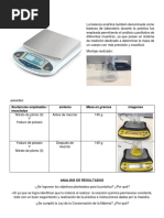 RESULTADOS y Analisis Informe Quimica