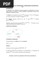 Guía # 13 Operaciones Con Radicales 9°s 2021