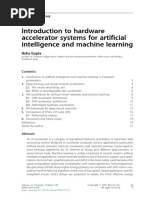 Introduction To Hardware Accelerator Systems For Artificial Intelligence and Machine Learning