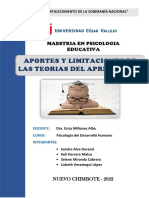 Aportes y Limitaciones de Las Teorias Del Aprendizaje