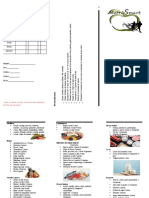 Triptico de Asesoria Nutricional