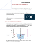 Diapositiva 2. MOVIMIENTO OSCILATORIO AMORTIGUADO