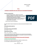 TP 5: Cinétique D'oxydation Des Ions Iodure Par Le Peroxyde D'hydrogène