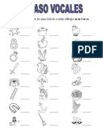 Vocales Repaso para Imprimir