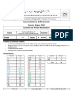 Examen de Fin de Formation 2019 AII