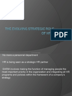 Strategic HRM Evolution