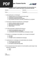 Montacargas-Examen Escrito (Forklift)