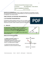 TEMA y Actividades G10P02A02 Las Funciones Trigonométricas2022