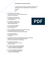 Questionário de Depressão Infantil