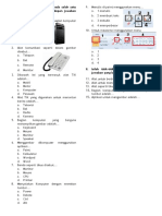 Soal Latihan TIK Kelas 1 SD