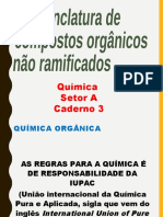 AULA 10 - Nomenclatura de Compostos Orgânicos Não Ramificados-Pronto