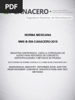 NMX B 506 Canacero 2019