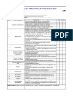 Check List Maçarico - Conj. Oxiacetileno