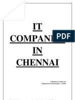 It Companies in Chennai