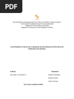 Unidad I Sostenimiento de Rocas y Medidas de Seguridad en Procesos de Perforación Minera Equipo 5