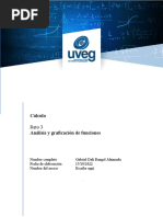 Derivadas: Cálculo Análisis y Graficación de Funciones Cálculo Análisis y Graficación de Funciones