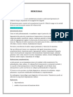 Cuestionario Hemotorax y de Crisis Nosoicomiales