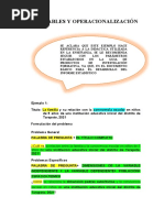 Variables y Operacionalización - Tagged