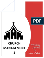 Church Managment 1 MODULE