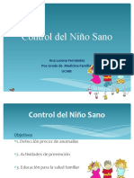 Control Del Nino Sano MV UCMB 1