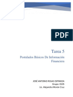 Tarea 5 Postulados Básicos de Información Financiera