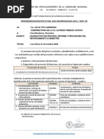 Memorándum Múltiple N°028 Reforz Diagnostico Proceso