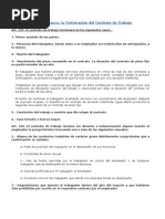 11 (1) .-Termino Del Contrato e Indemnizacion Legal