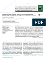 Tunnelling and Underground Space Technology: J. Hassanpour, J. Rostami, S. Tarigh Azali, J. Zhao