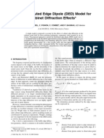 The Distributed Edge Dipole (DED) Model For Cabinet Diffraction Effects