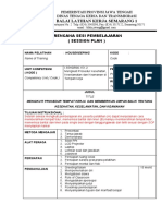 Session Plan MENGIKUTI PROSEDUR TEMPAT KERJA DAN MEMBERIKAN UMPAN BALIK TENTANG KESEHATAN, KESELAMATAN, DAN KEAMANAN Kurang Soal