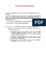 6eme Séance Les Entreprises Individuelles