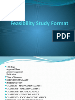 Feasibility Study Format