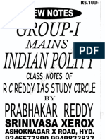 Polity - Prabhakar Reddy - Group I