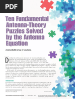 Ten Fundamental Antenna-Theory Puzzles Solved by The Antenna Equation A Remarkable Array of Solutions