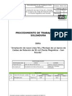 Procedimiento de Trabajos de Soldadura