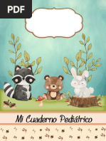 Cuaderno Pediatrico ANIMALES DEL BOSQUE