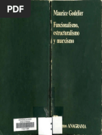 GODELIER, M. 1972. Funcionalismo, Estructuralismo y Marxismo